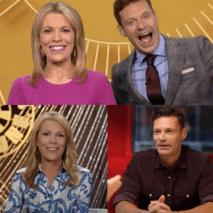 Did Vanna White SABOTAGE Ryan Seacrest?! Explosive Fan Theories Emerge! The seemingly seamless partnership on “Wheel of Fortune” is now under a shocking spotlight as viewers uncover alleged instances of Vanna White deliberately “setting up” Ryan Seacrest! Whispers of subtle cues, pointed glances, and strategic movements are fueling a firestorm of online speculation. Is there a hidden power struggle behind the smiles? Could America’s sweetheart be orchestrating on-air moments? Prepare for a deep dive into the evidence that could shatter the illusion of effortless harmony on the iconic game show!