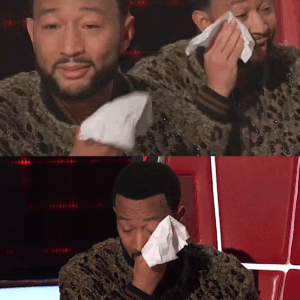 John Legend’s Uncontrollable Tears on “The Voice” Will Move You to Your Core. Forget the polished performances – witness a truly human and unforgettable moment as superstar John Legend is overcome with raw emotion on “The Voice,” reportedly crying without restraint.